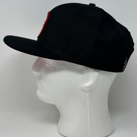 Chicago Blackhawks Hat Cap Pro Standard Stanley Cup Wool Blend Snapback Black - Picture 7 of 12
